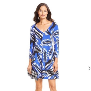 Dvf‎ Kaden Rivera Bloom Silk Jersey Tunic Dress 6